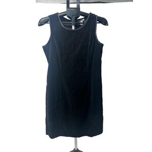 Old Navy Black Sleeveless‎ Velvet Vintage Dress Size Large